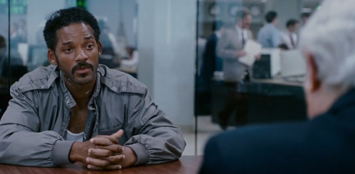 the pursuit of happyness about sales